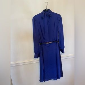 Tahari cobalt blue dress size 6 NWT